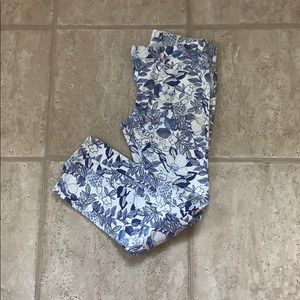 Vineyard Vines Bird Patterned Jeans size 6